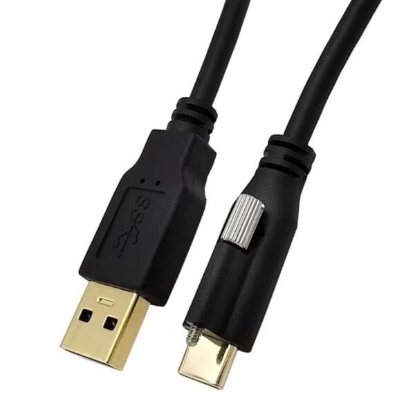 Locking USB Locking USB-C to USB-A Cable